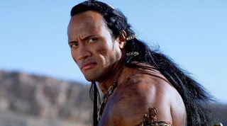 Dwayne Johnson in The Scorpion King