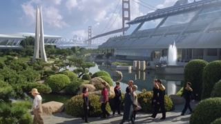 Starfleet Academy wide shot from TNG