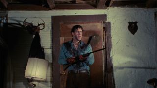 Bruce Campbell in The Evil Dead