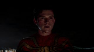 Tom Holland as Spider-Man in Spider-Man: No Way Home