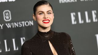 Alexandra Daddario at Elle Women's event in Michael Kors.