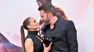 Ben Affleck and JLo on the red carpet for The Flash 