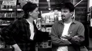 Brian O'Halloran and Jeff Anderson in Clerks