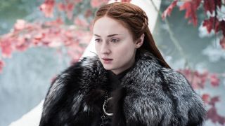 Sophie Turner as Sansa Stark in Game of Thrones.