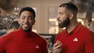 Jake from State Farm talks to Drake.