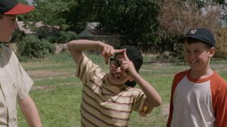 Squints making a square with his hands in The Sandlot