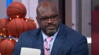 Shaquille O'Neal weighing in on Inside the NBA