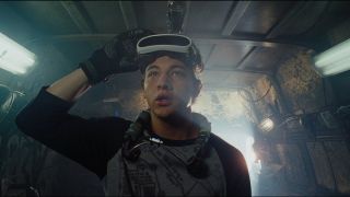 Tye Sheridan as Wade Watts in Ready Player One.